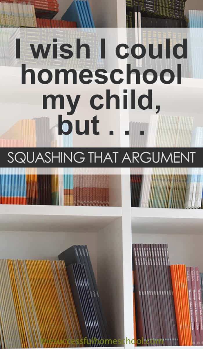 I wish I could homeschool my child, but…