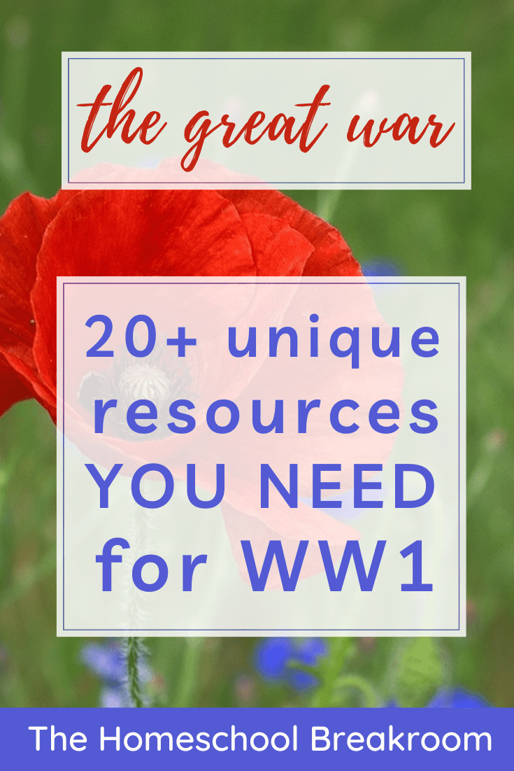 20+ of the Best World War 1 Resources for Your Homeschool
