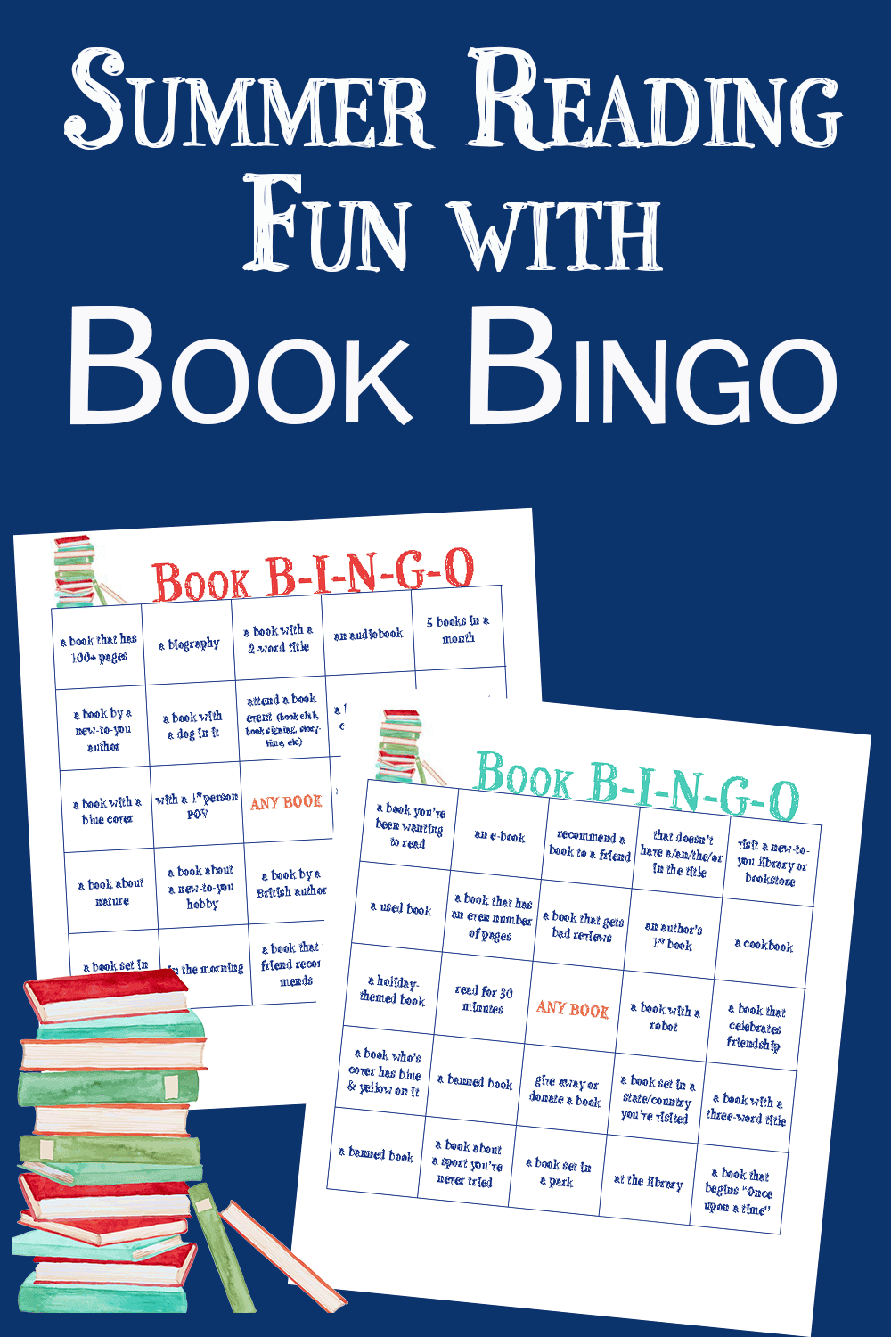 The Ultimate List of Book Bingo & Reading Challenge Ideas